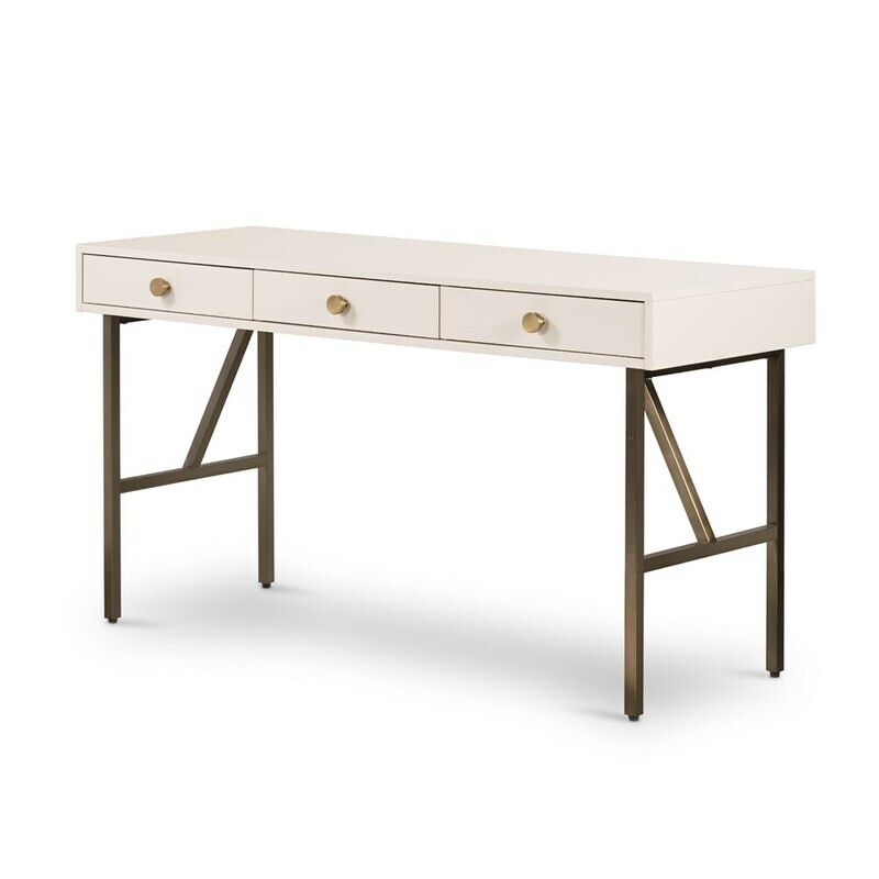 Van Desk - Matte Alabaster
