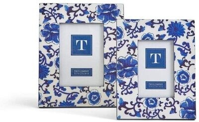 Blue Willow Picture Frame Set of 2