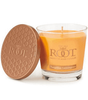 Candle- Lg. Veriglass Tangerine Lemongrass