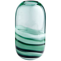 Cyan Torrent Vase -  Tall