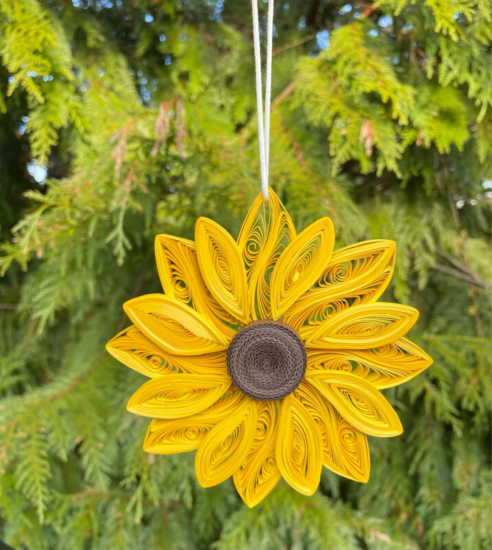 Quilling Sunflower Ornament