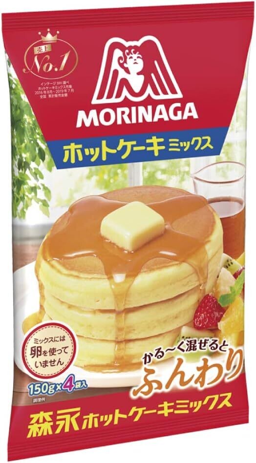 Morinaga JPN STYLE HOT-CAKE PANCAKE MIX　4x150g
