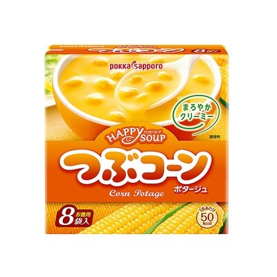 Pokka Happy Soup Tsubu-Corn Family Pack 8P 100.8g