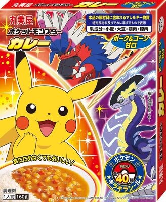Marumiya Pokemon Instant Curry Pork & Corn 160g