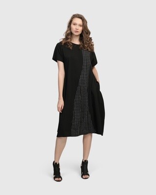 SD518N Athena Relaxed Cocoon Dress, Net