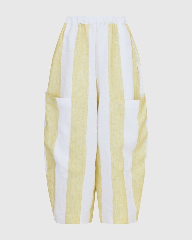 SP803C Stripe Linen Trousers