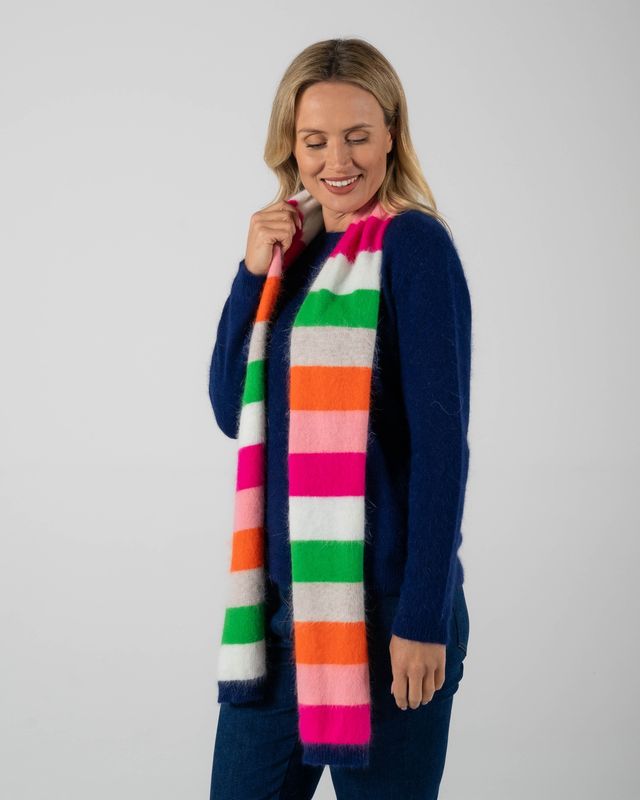 SW1057 Multi Stripe Scarf