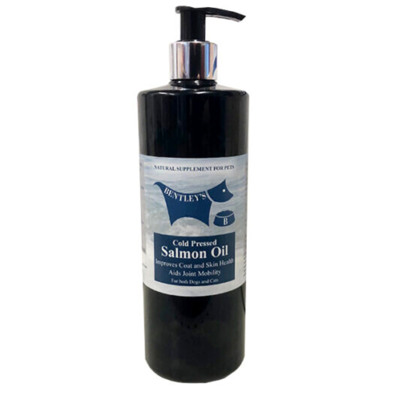 Salmon Oil for Dogs (Cold Pressed) 500ml - Amazing Benefits