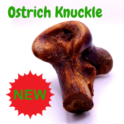 Ostrich Knuckle Bones Small - Irresistible & Super Low Fat