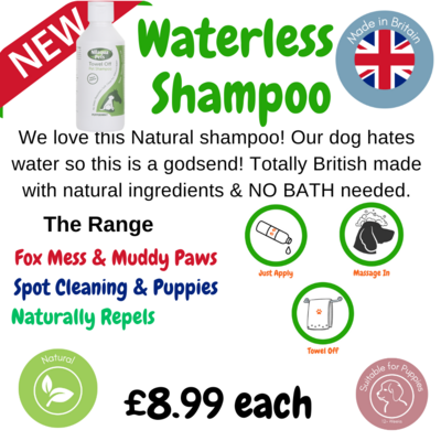 No Water Needed Natural Dog Shampoo - Does Your Dog Hate Water?