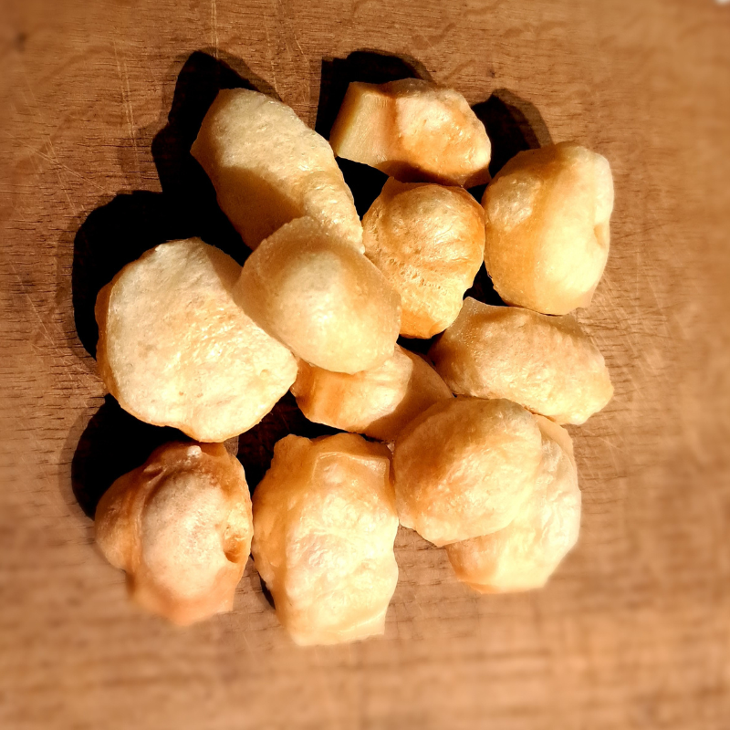 Yak Yakees puffed cubes for the microwave dog treat