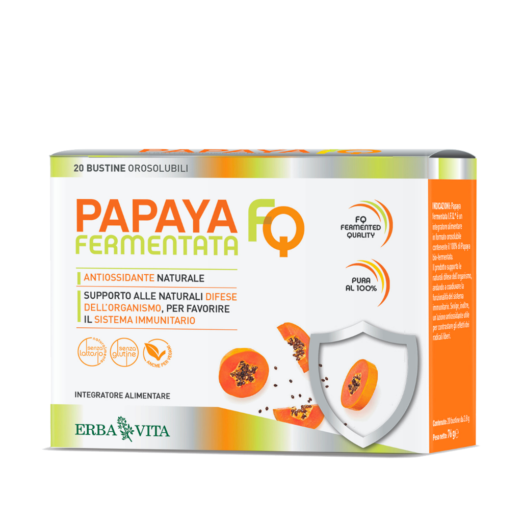 Papaya fermentata buste orosolubili