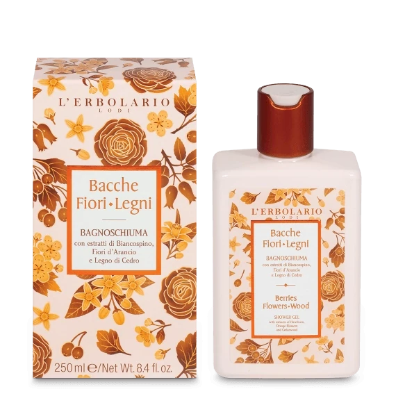 Bagnoschiuma 250 ml Bacche Fiori Legni