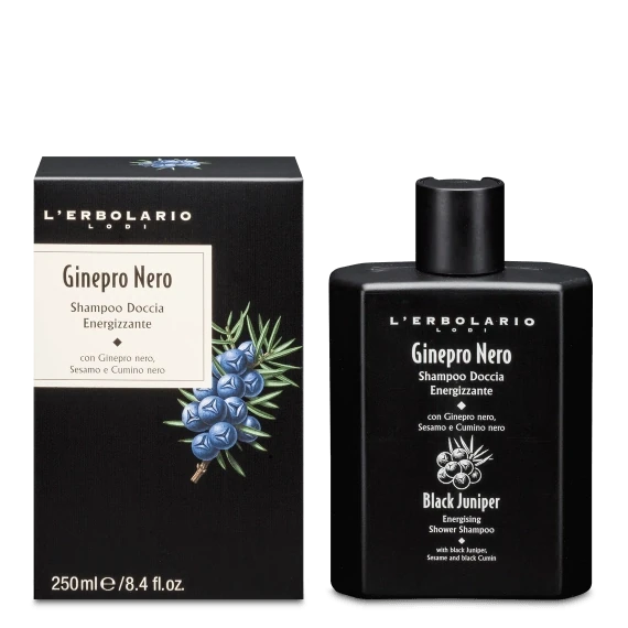 Ginepro nero shampoo doccia