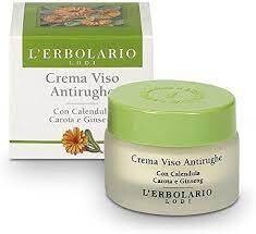 Erbolario crema antirughe calendula, carota e ginseng
