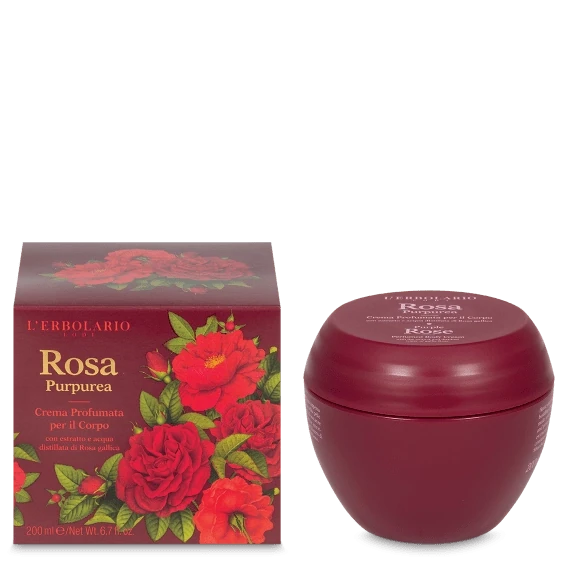 Rosa purpurea crema corpo