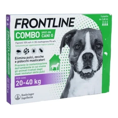 Frontline combo 20-40 kg 3 pipette