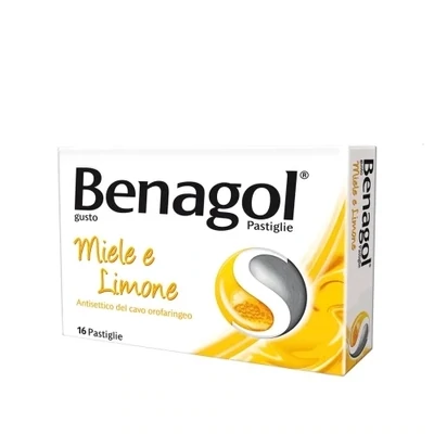 Benagol pastiglie miele/limone 16 pezzi
