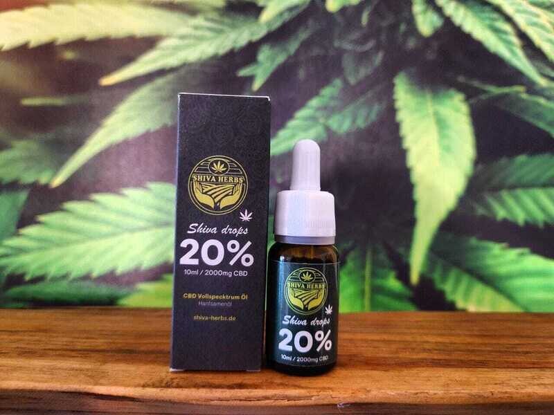Shiva drops 20 % CBD Vollspektrum-Öl Shiva drops 20 % CBD Vollspektrum-Öl