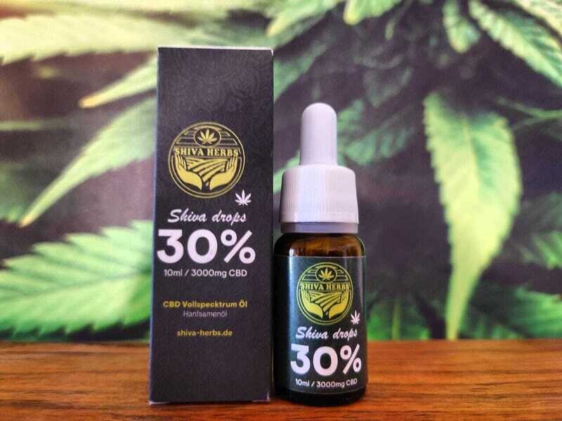 Shiva drops 30 % CBD Vollspektrum-Öl Shiva drops 30 % CBD Vollspektrum-Öl