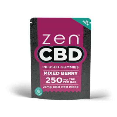 ZEN CBD Gummies - Mixed Berry, 250 mg, 10 Stück