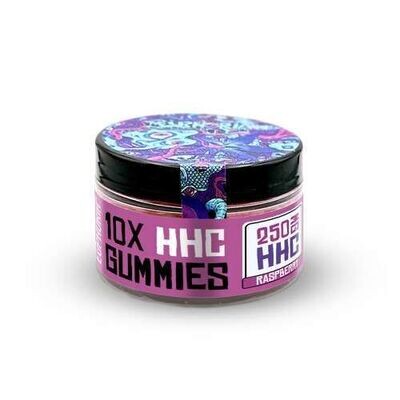 HHC Gummies Himbeere 10 Stück – 250 mg Hexahydrocannabinol –