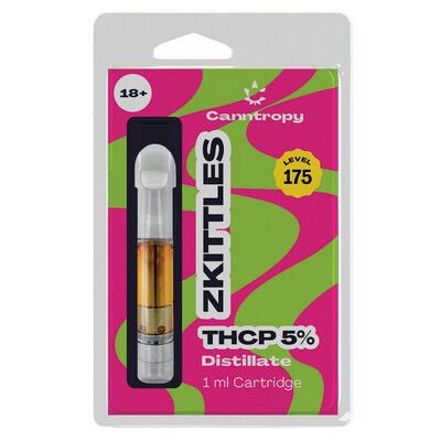 Canntropy THCP Cartridge Zkittles - 5 % THCP, 90 % CBD, (1 ml)