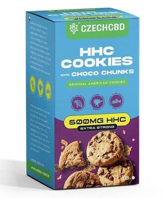 Czech CBD HHC Cookies mit Schokoladenstückchen, 500 mg HHC, 10 Stück