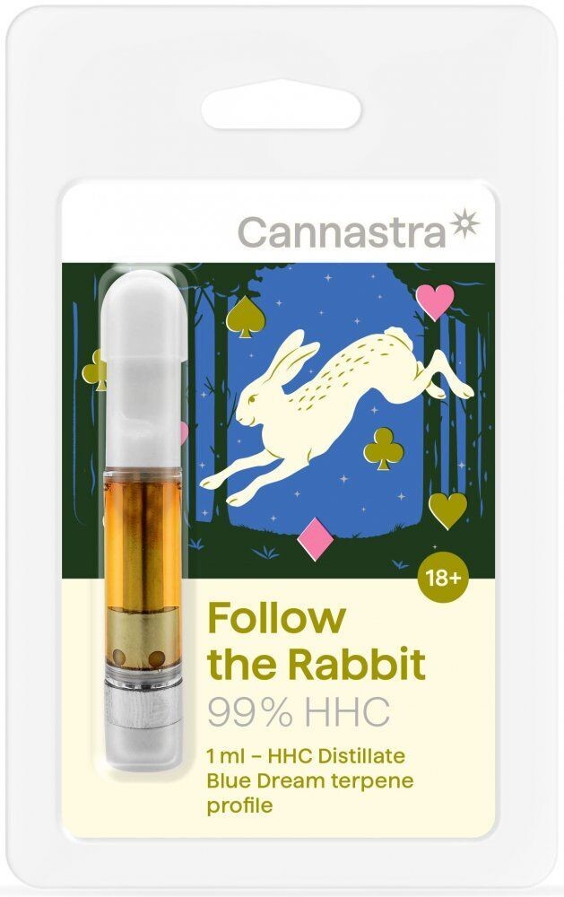 Cannastra HHC-Kartusche Follow the Rabbit (Blue Dream), 99 %, 1 ml