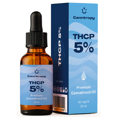 Canntropy THCP Premium Cannabinoid Oil - 5 %, 500 mg, (10 ml)