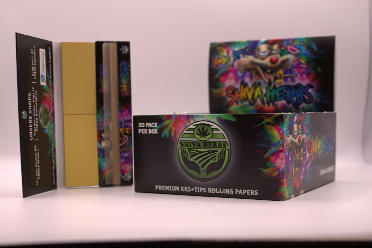 Shiva Herbs Premium Rolling Papers mit Tips