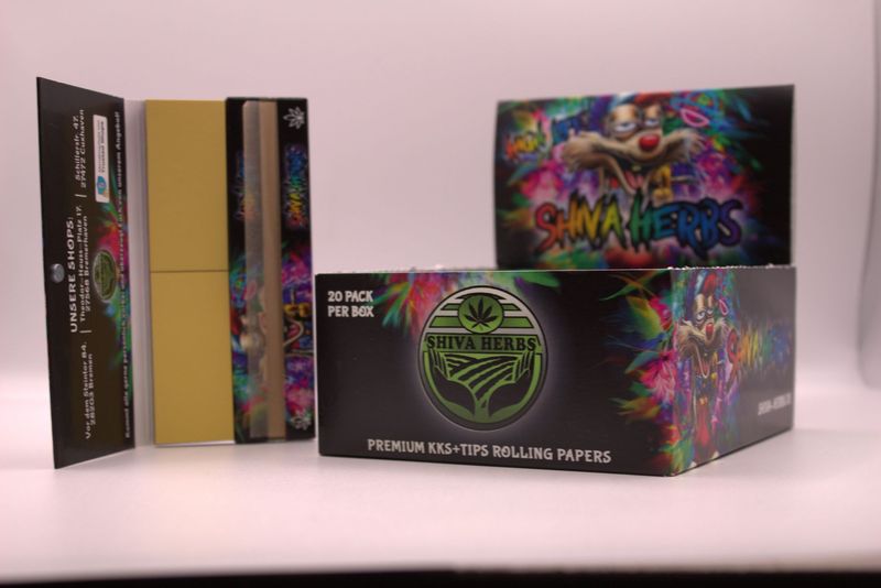 Shiva Herbs Premium Rolling Papers mit Tips