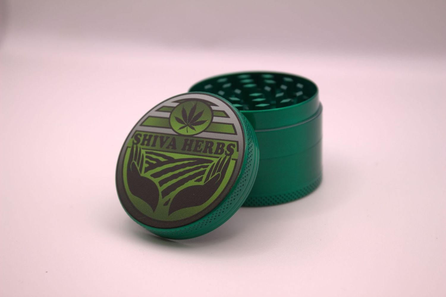 Shiva Herbs Premium Grinder - Deep Green Shiva Herbs Premium Grinder - Deep Green
