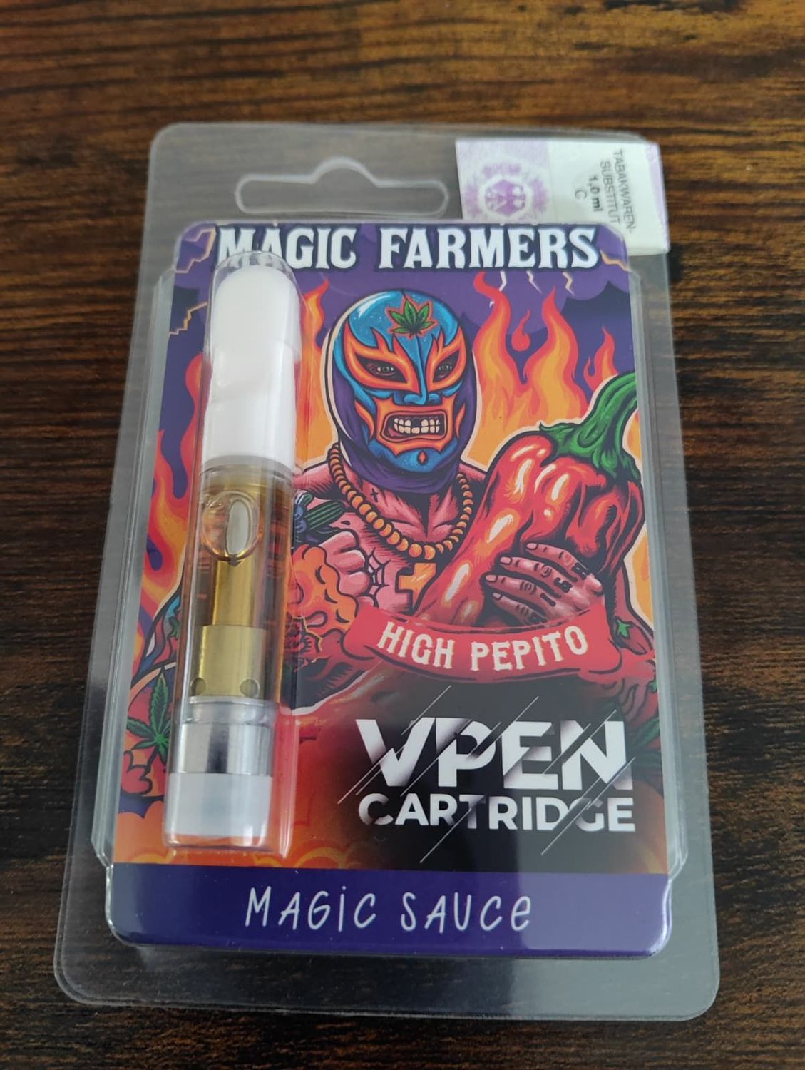 Magic Farmers VPEN Cartridge 1 ml Hot Pepito Magic Farmers VPEN Cartridge 1 ml Hot Pepito