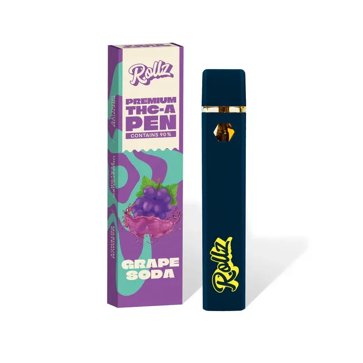 Rollz Premium THC-A Pen Grape Soda Rollz Premium THC-A Pen Grape Soda