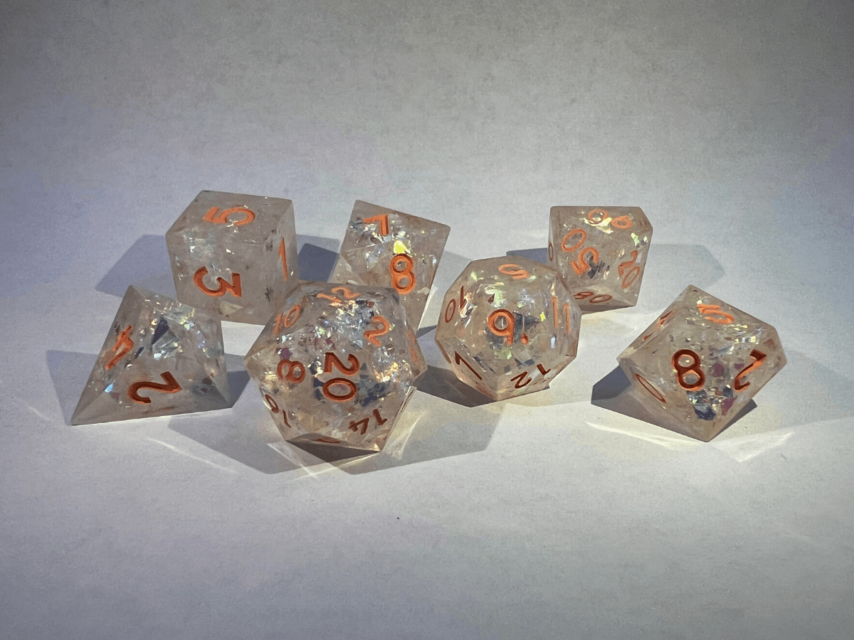 Crystal Glimmer - Custom Dice