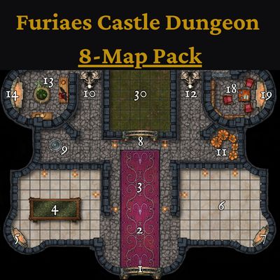 Furiaes Castle Dungeon 8-Map Pack