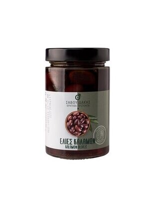 OLIVEN AUS KALAMATA "SAVOUIDAKIS" 220GR Glas