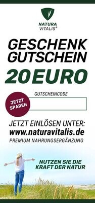 Natura Vitalis Geschenkgutschein 20,00€