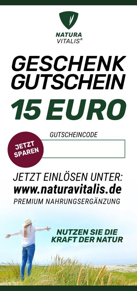 Natura Vitalis Geschenk Gutschein 15,00€