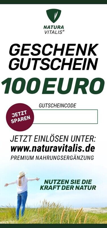 Natura Vitalis Geschenk Gutschein 100,00€