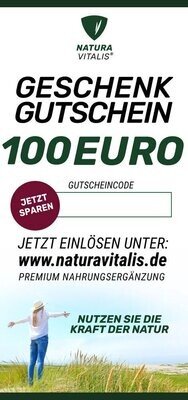 Natura Vitalis Geschenk Gutschein 100,00€