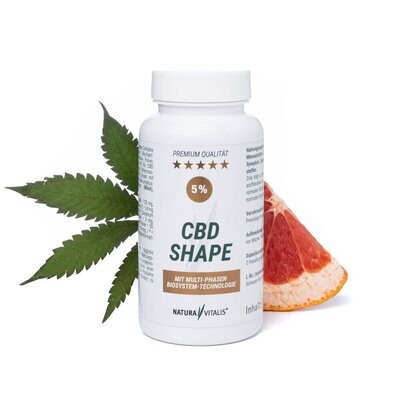 Stoffwechsel mit CBD Shape 5%iges CBD - 60 Presslinge