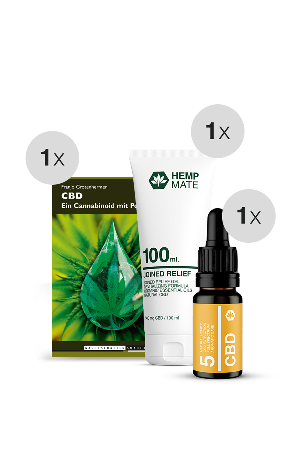 HM Set - 2 Produkte + CBD Buch (Deutsch)