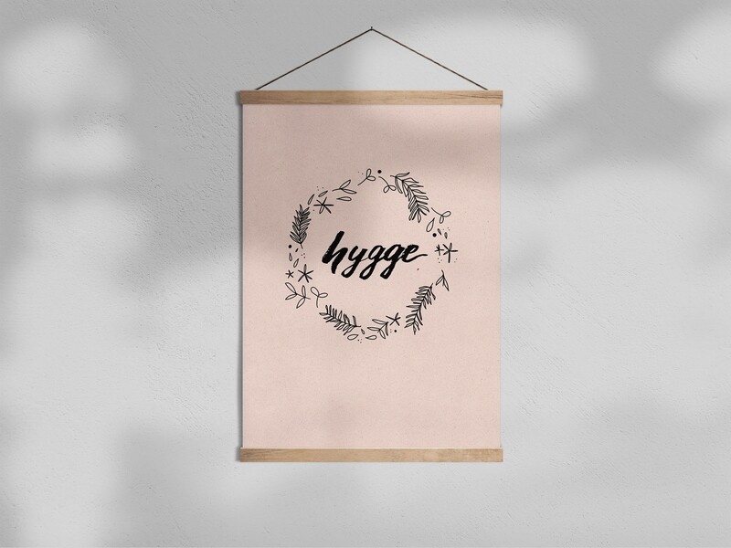 Poster A4 "hygge"