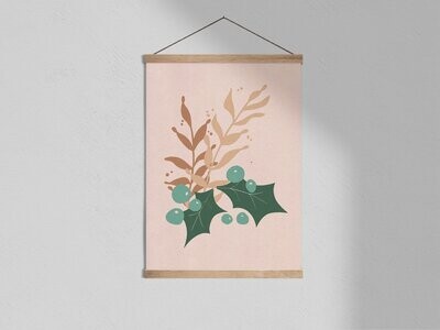 Poster A4 "Stechpalme"
