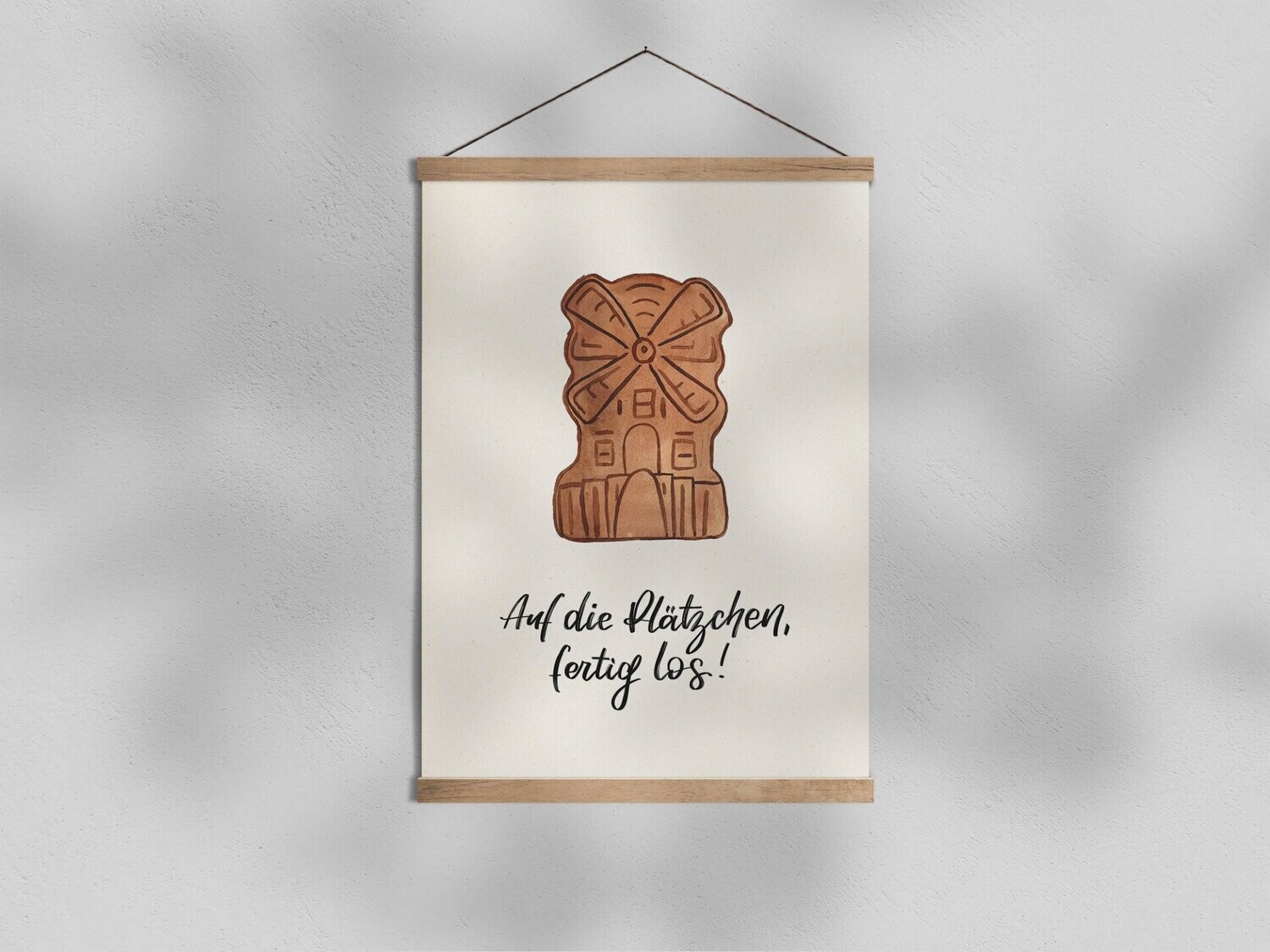 Poster A4 "Auf die Plätzchen"