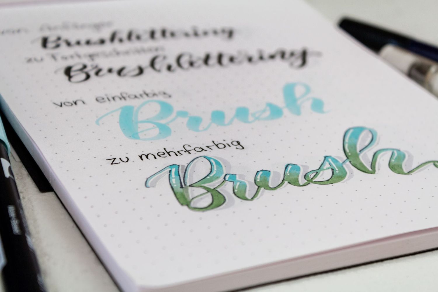 Brushlettering Workshop Aufbaukurs - bei dir vor Ort