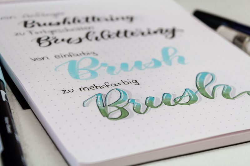 Brushlettering Workshop Aufbaukurs - bei dir vor Ort