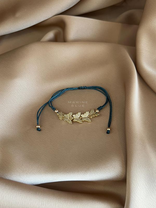 Pukupuku Handmade Bracelet - Butterfly Charm Bracelet